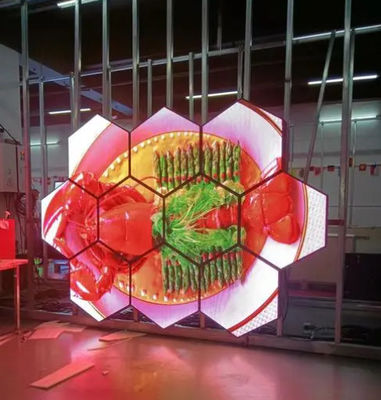 P2 εσωτερικό 3840 βούρτσας Ακανόνιστη οθόνη LED Kinglight λάμπα οθόνη τοίχου
