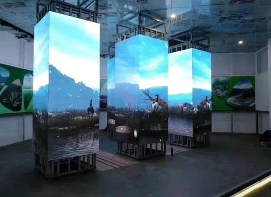 SMD 3mm Pixel P3 Curved LED Screen για εμπορική διαφήμιση